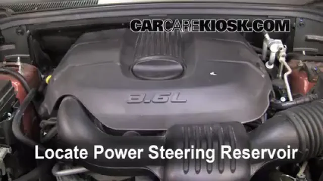 2011 Jeep Grand Cherokee Laredo 3.6L V6 Liquide de direction assistée Vérifier le niveau de liquide